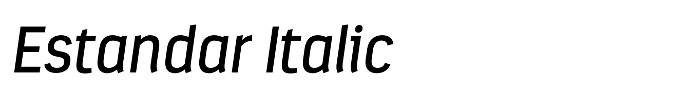 Estandar Italic